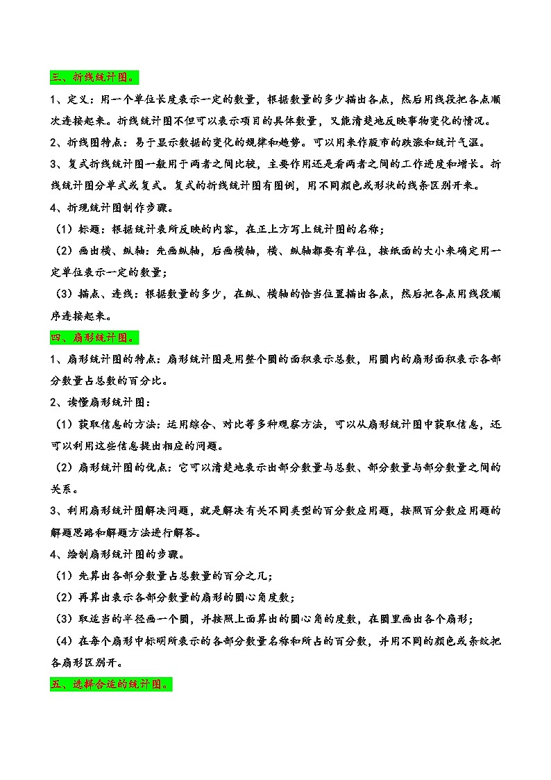 2025年小升初数学核心考点讲练（通用版）专题47统计图表的认识及应用（学生版）第3页