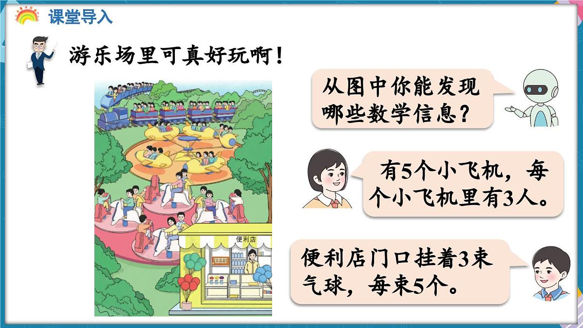 人教版（2024）数学二年级上册 2.1 乘法的初步认识 第1课时  乘法的初步认识（一）（课件）第4页