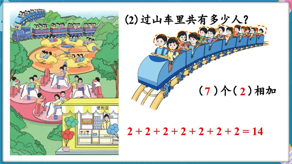 人教版（2024）数学二年级上册 2.1 乘法的初步认识 第1课时  乘法的初步认识（一）（课件）第8页