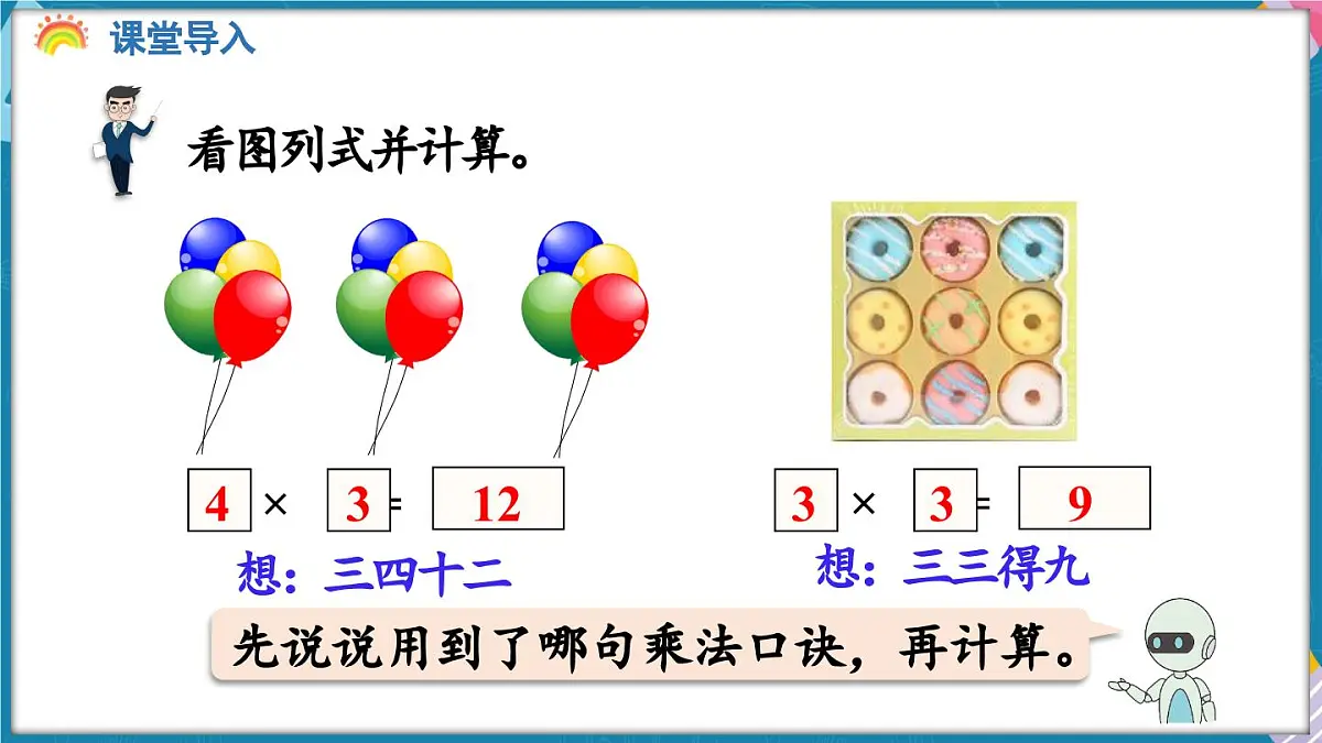 人教版（2024）数学二年级上册 2.2 2~6的乘法口诀 第3课时 乘加、乘减（课件）第4页