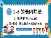 人教版（2024）數(shù)學(xué)二年級(jí)上冊(cè) 3.4 除法算式各部分的名稱（課件）