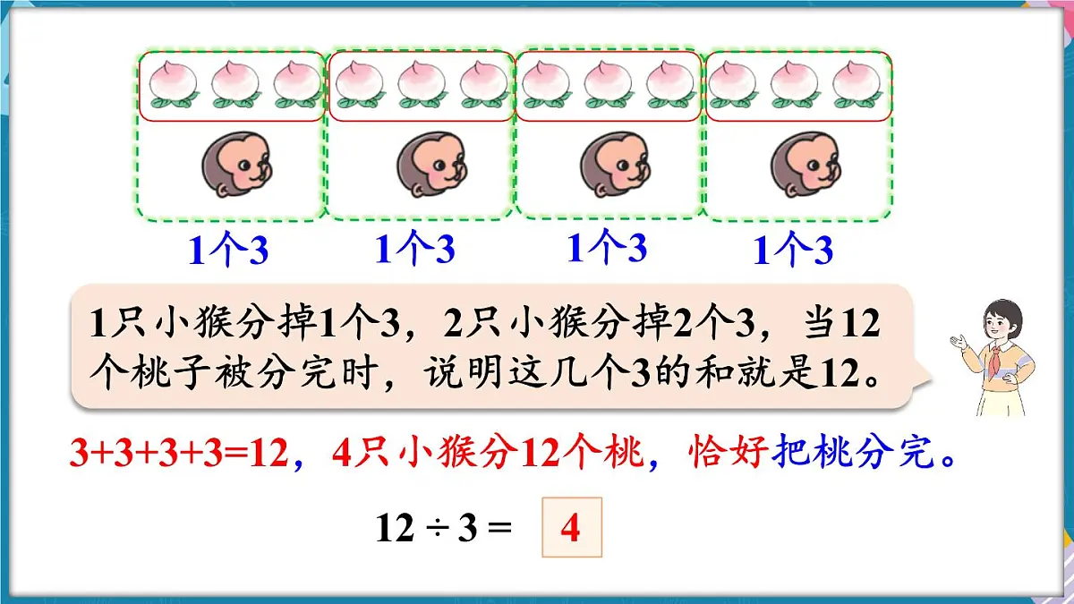 人教版（2024）数学二年级上册 3.5 用2~6的乘法口诀求商(一)（课件）第7页