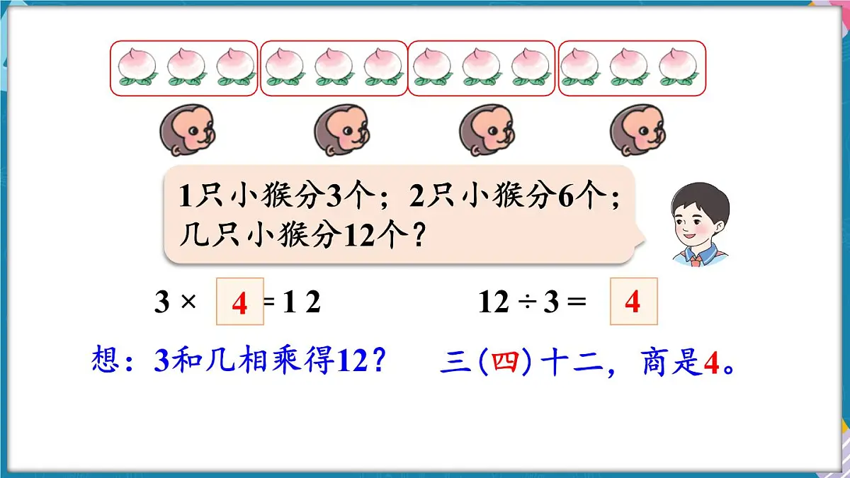 人教版（2024）数学二年级上册 3.5 用2~6的乘法口诀求商(一)（课件）第8页