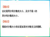 人教版（2024）數(shù)學(xué)三年級(jí)上冊(cè) 6.1 初步認(rèn)識(shí)分?jǐn)?shù) 第3課時(shí)  比較分?jǐn)?shù)的大?。ㄕn件）