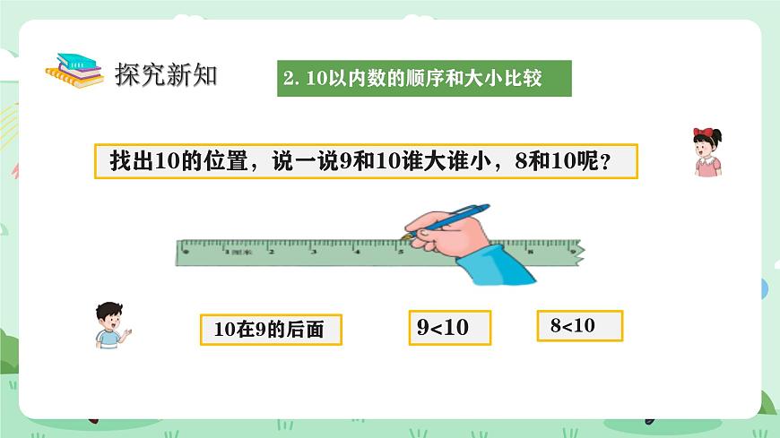 冀教版一年级上册数学第一单元4.4《10的认识和加减》课件第6页