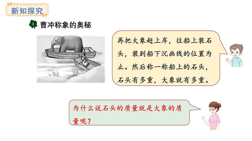 称量物体 第4课时 曹冲称象的奥秘(课件)2025-2026学年冀教版三年级数学上册第4页
