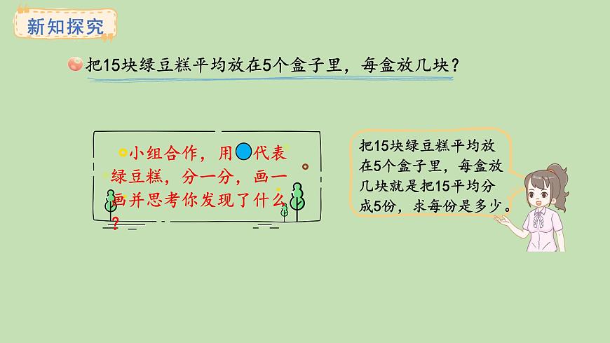 4.2 按指定的份数平均分或按每几个一份平均分(课件)2025-2026学年青岛版二年级数学上册第3页