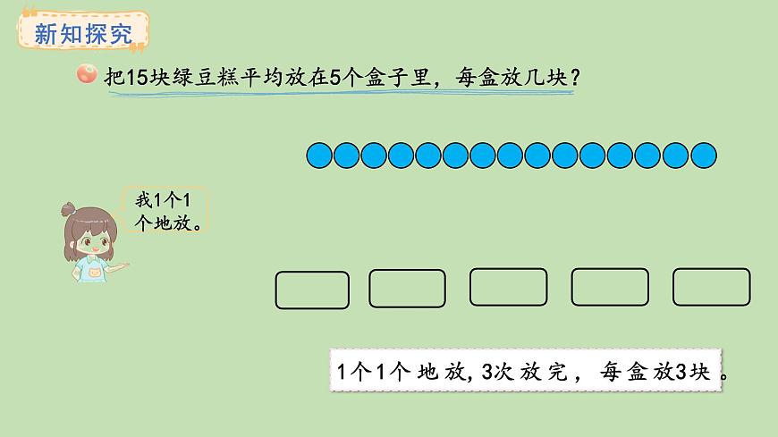 4.2 按指定的份数平均分或按每几个一份平均分(课件)2025-2026学年青岛版二年级数学上册第4页