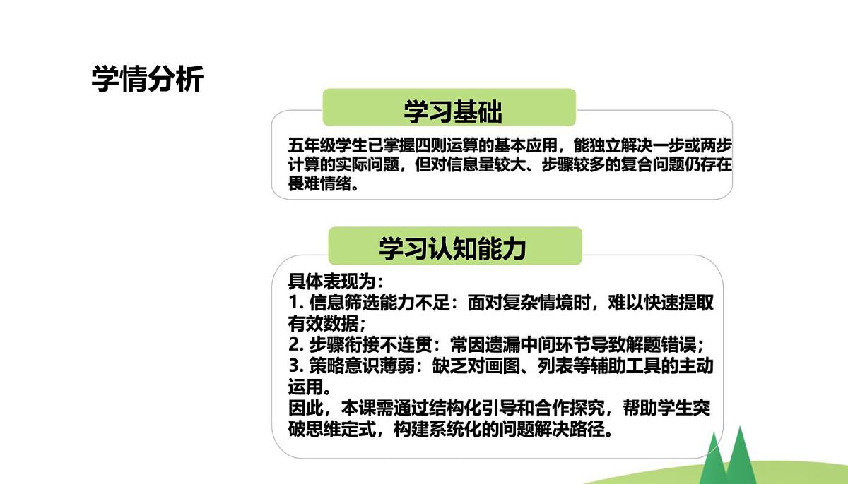 西师大版小学数学五年级上册第五单元第10课时《问题解决（2）》说课课件第6页