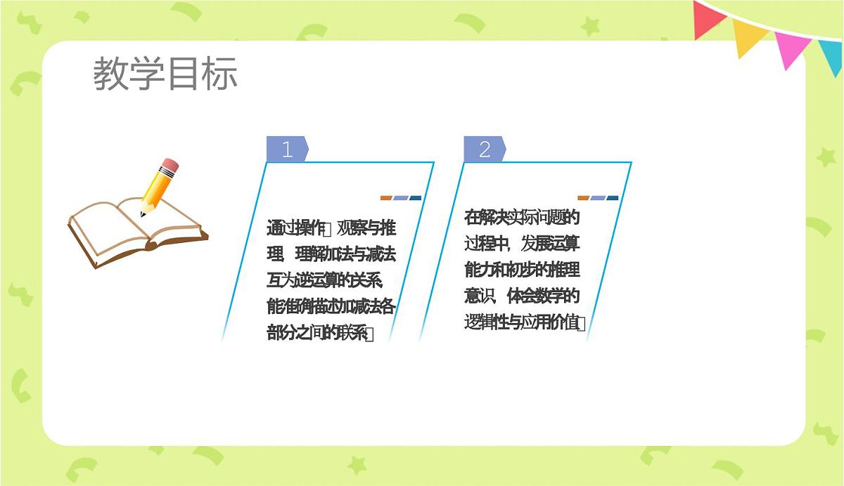 西师大版小学数学四年级上册第二单元第一课时《加减法的关系》说课课件第4页