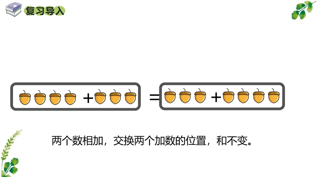 西师大版小学数学四年级上册第二单元第二课时《加法运算律》说课课件第8页