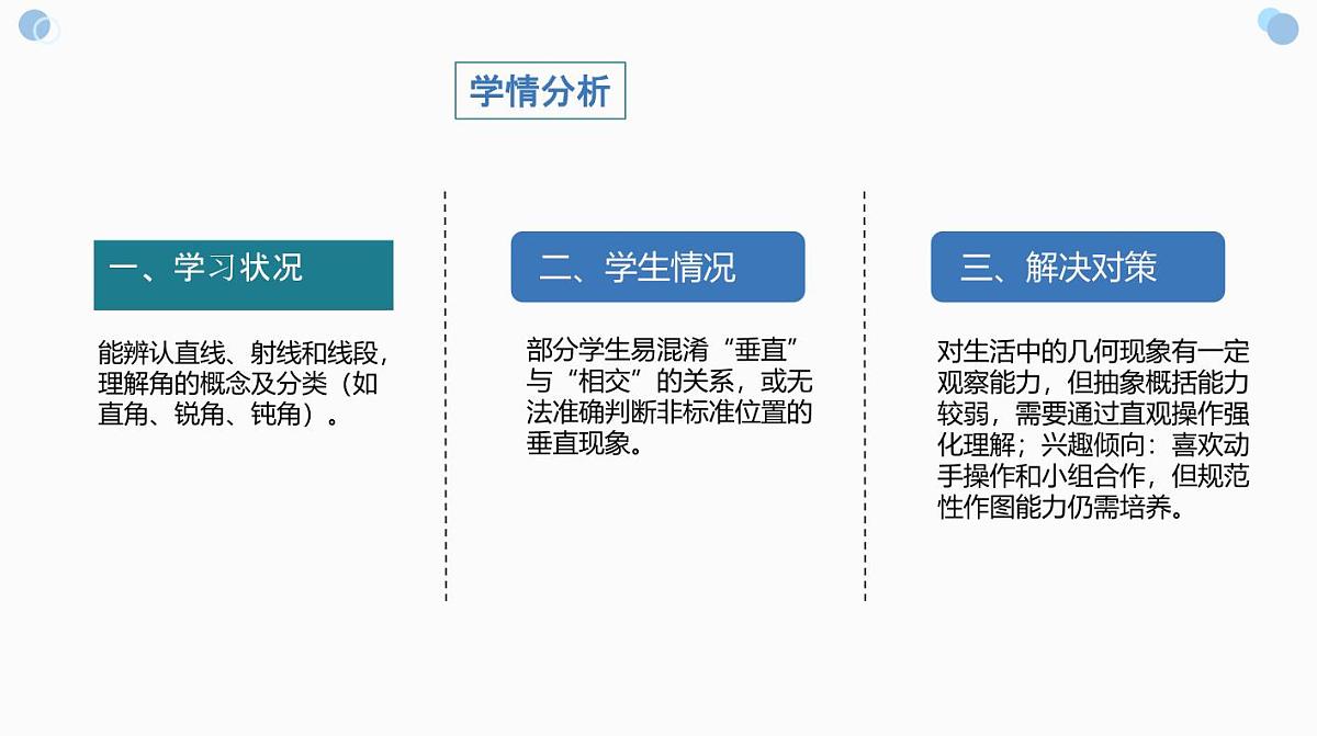 西师大版小学数学四年级上册第五单元第一课时《认识垂线》说课课件第3页