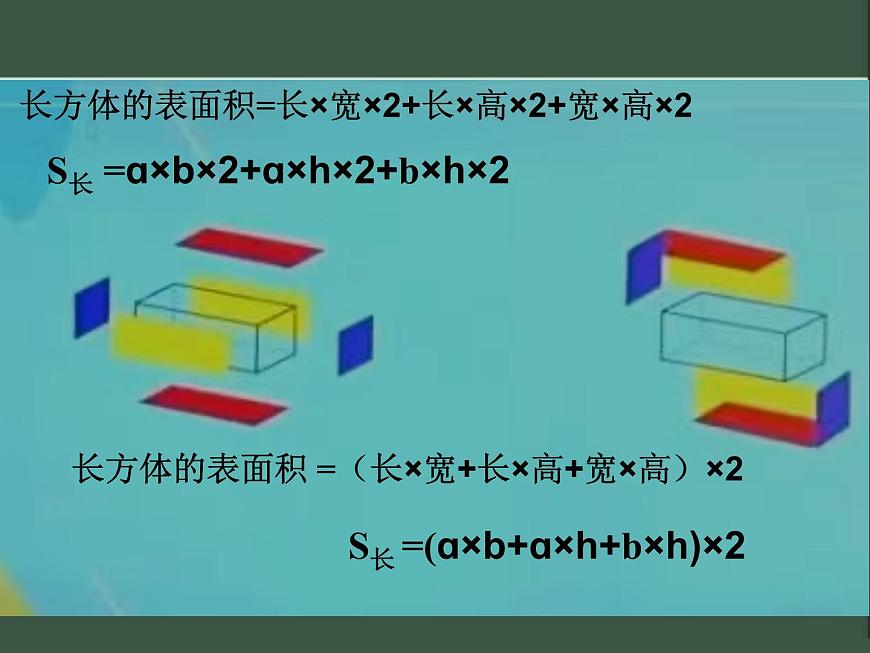 西师大版数学五年级下册《长方体和正方体的表面积》课件PPT第4页