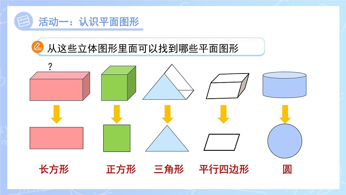 儿童乐园——总复习《图形与几何》课件 小学数学青岛版（2024）一年级下册第4页
