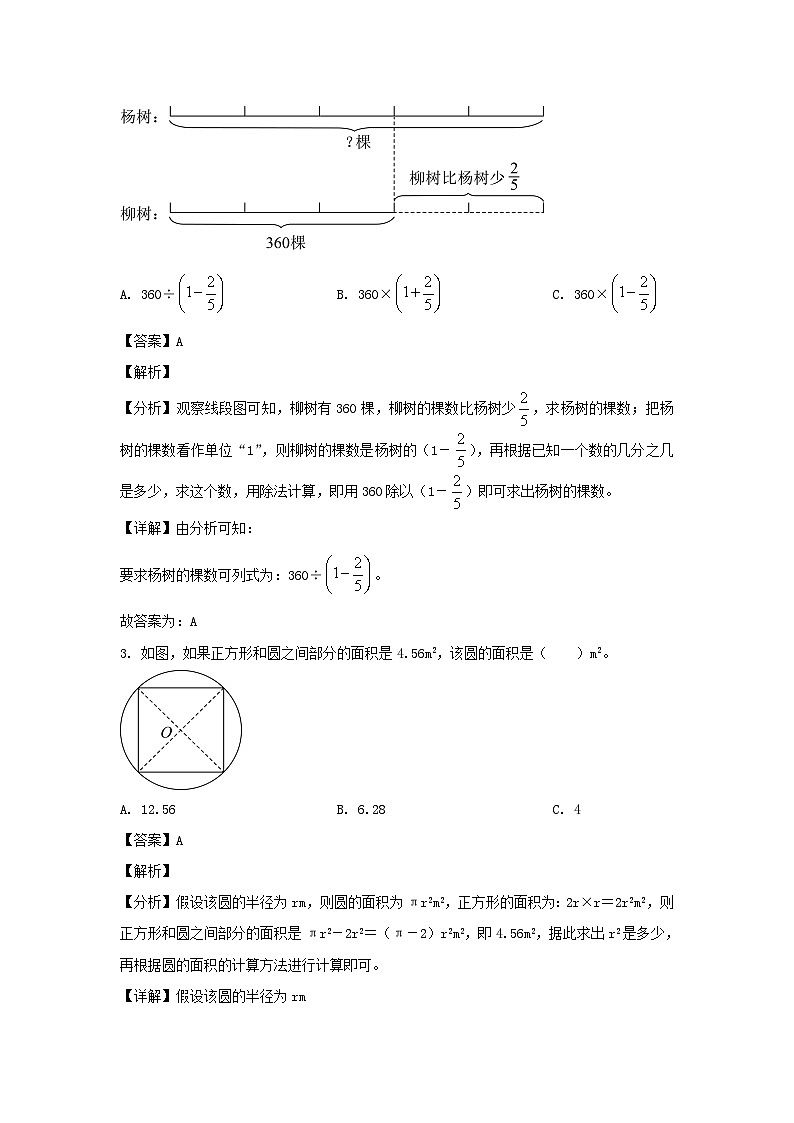 2023-2024年山东省济南市历城区六年级上册期末数学试卷及答案(人教版)第2页