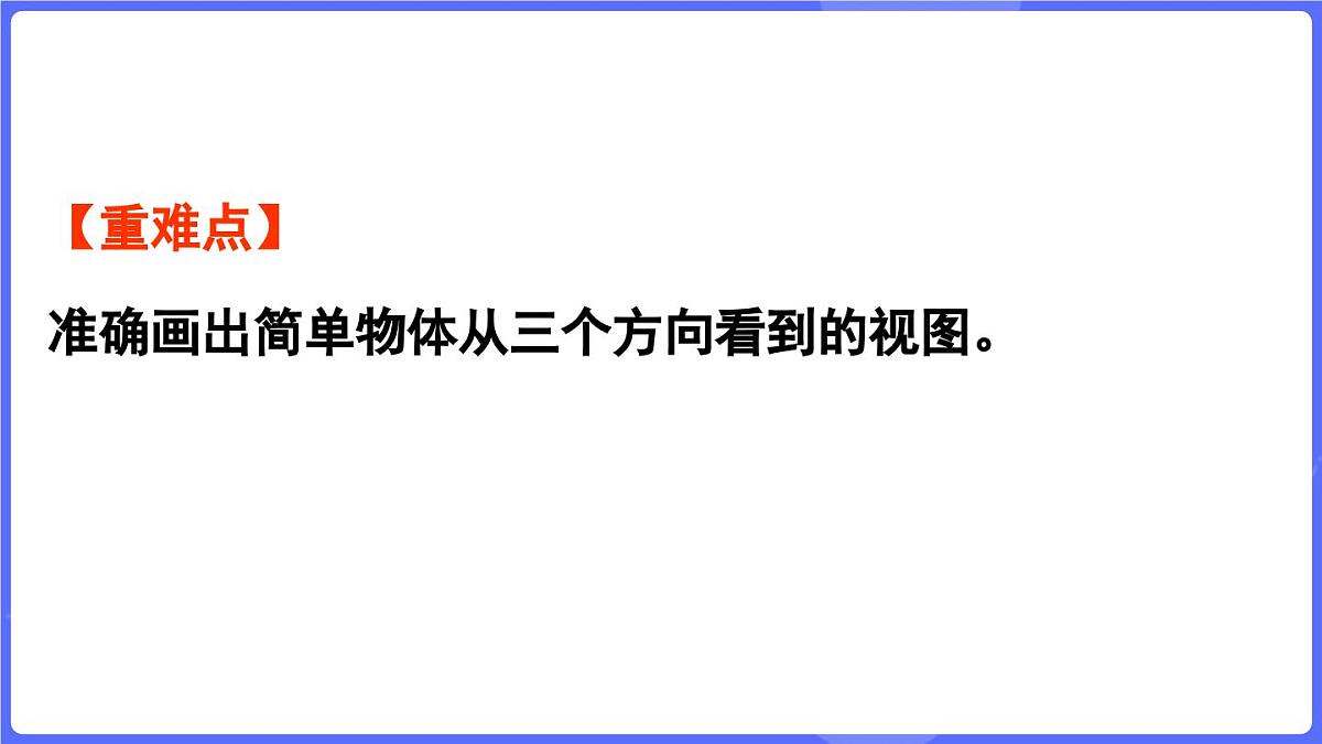 苏教版（2024）数学三年级上册 8.1 从前面、右面、上面观察物体（课件）第3页