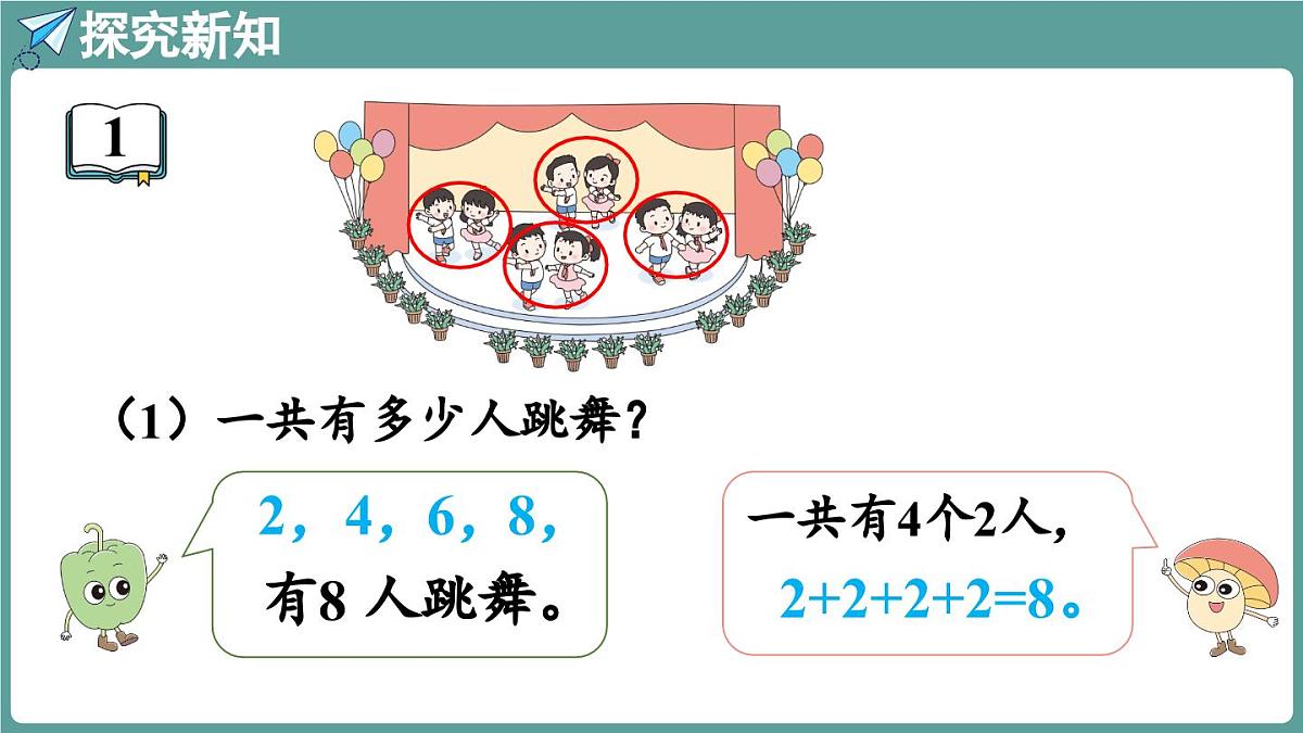 苏教版（2024）数学二年级上册 1.1 认识乘法 第1课时 认识“几个几”相加（课件）第5页