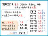 北師大版（2024）二年級數(shù)學(xué)上冊 第四單元 乘法口訣（一） 整理與復(fù)習(xí)（課件）