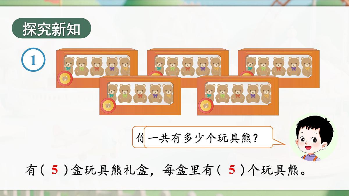 2.2.1 5的乘法口诀（课件）2025-2026学年人教版二年级数学上册第3页