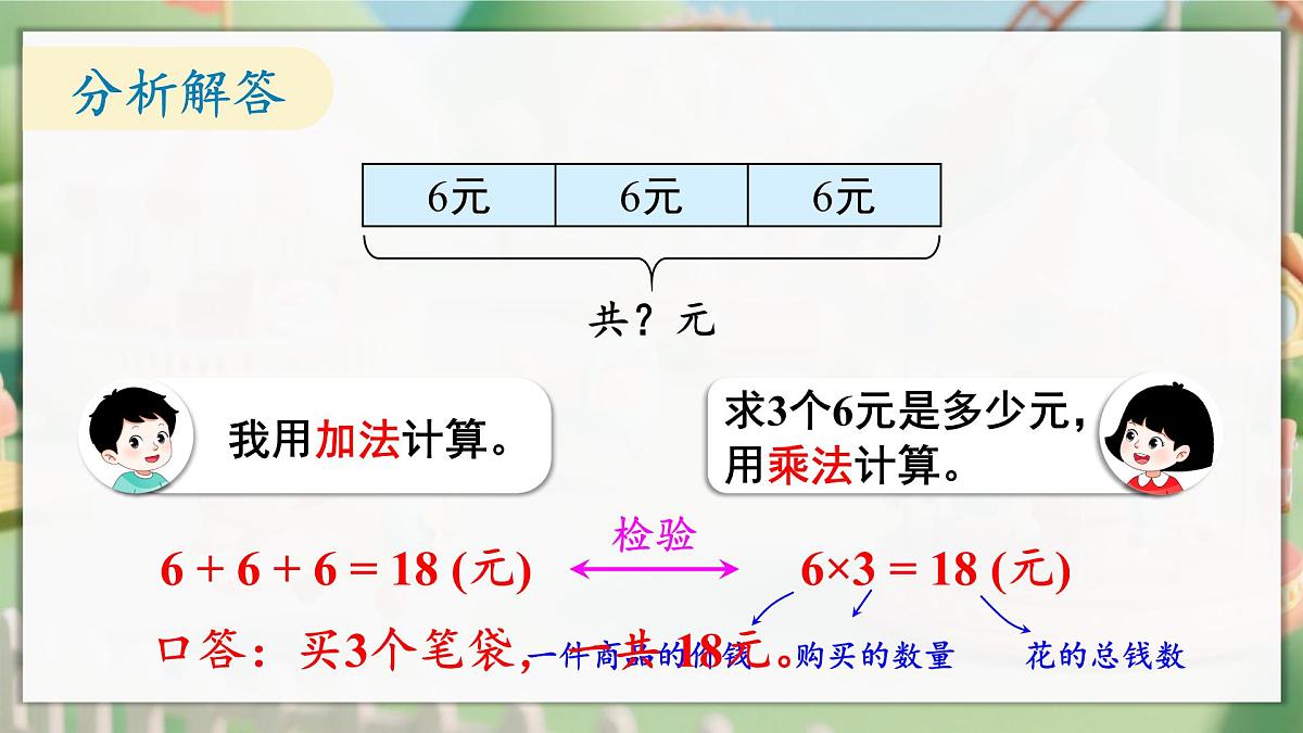 人教版二年级数学上册2.2.8 解决问题（2）（课件）第6页