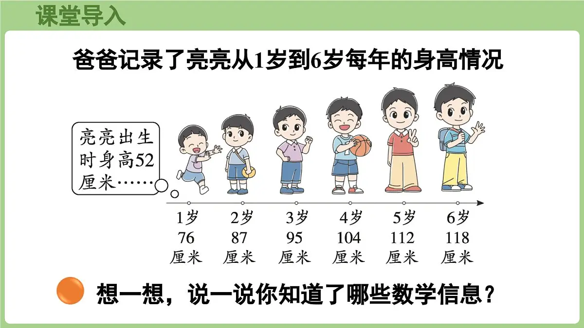 3.4 身高的增长（课件）2025-2026学年北师大版三年级数学上册第4页