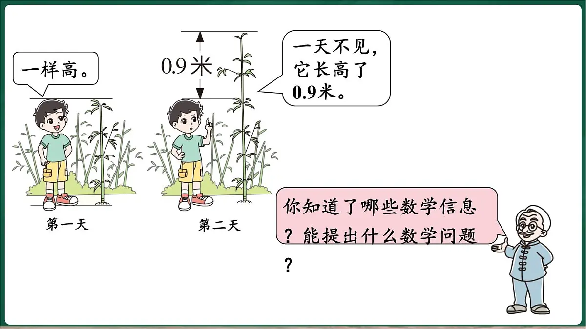 北师大版（2024）数学三年级上册 7.5 竹子的生长（课件）第7页