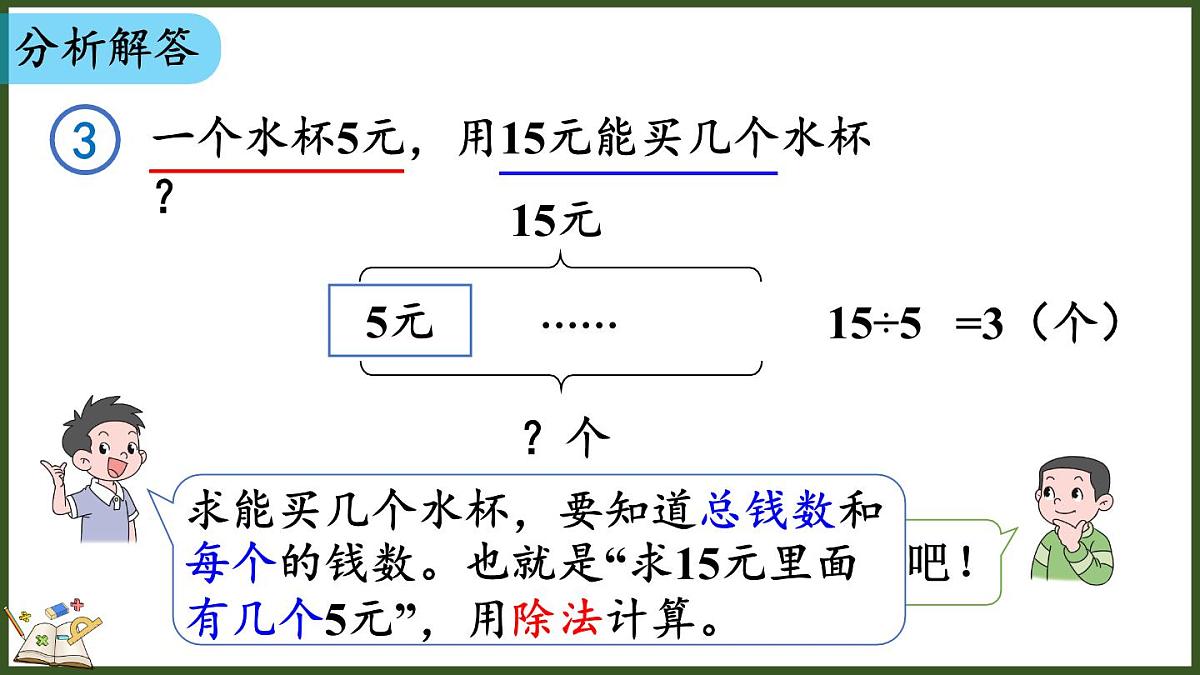 人教版（2024）数学二年级上册 3.2.3 用除法解决与“平均分”有关的实际问题（课件）第7页