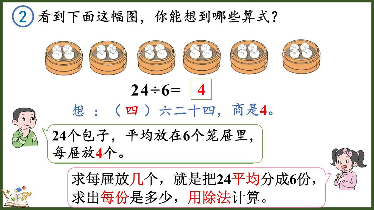 人教版（2024）数学二年级上册 3.2.2 用乘法口诀求商（2）（课件）第6页