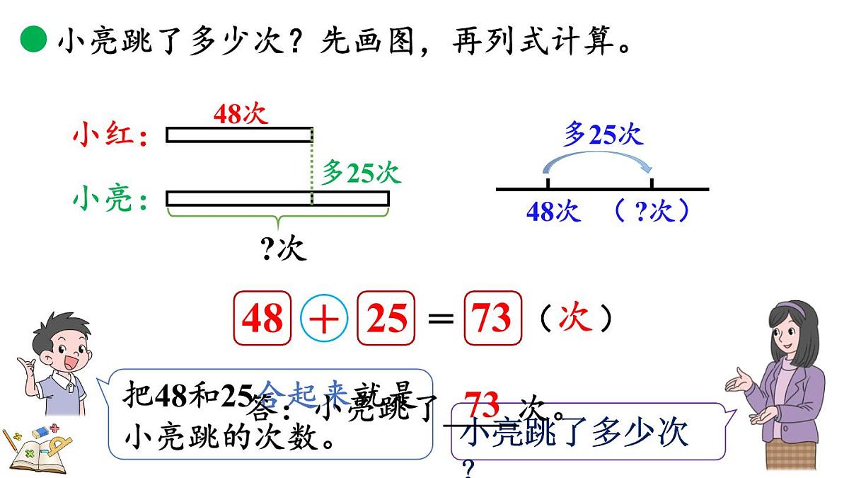 2025-2026学年度北师大版数学二年级上册1.5 跳绳（1）  课件第7页