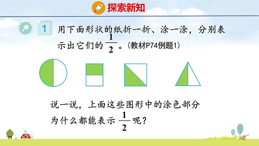 人教版（2024）新教材三年级数学上册课件 6.1.1   几分之一第5页