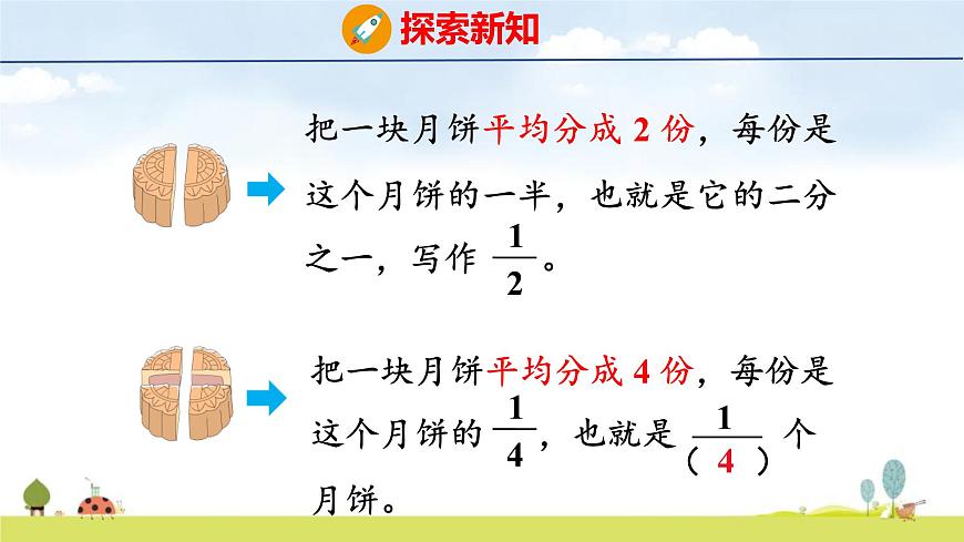 人教版（2024）新教材三年级数学上册课件 6.1.1   几分之一第7页