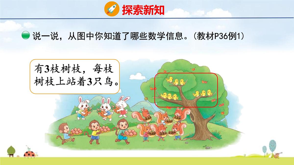 北师大版（2024）新教材二年级数学上册课件 3.4 动物聚会第8页