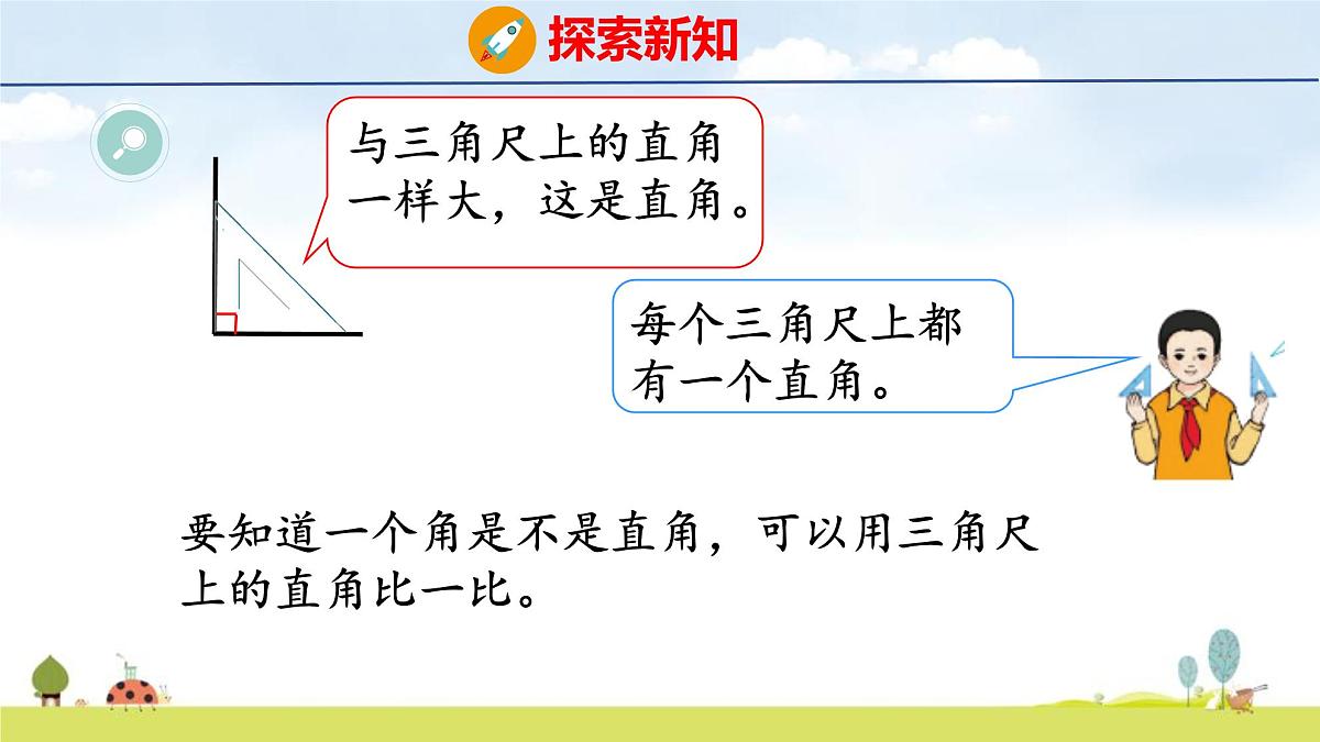 人教版（2024）新教材三年级数学上册课件 5.2.2 认识直角第7页