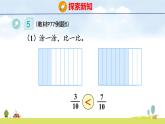 人教版（2024）新教材三年級數(shù)學上冊課件 6.1.2 第2課時   分數(shù)的大小比較