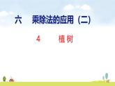 北師大版（2024）新教材三年級(jí)數(shù)學(xué)上冊(cè)課件 6.4  植樹(shù)