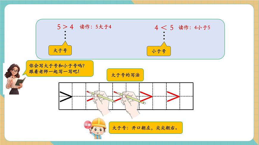 1.2 认识大于、小于和等于（同步课件）第6页