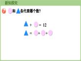 智慧廣場——等量代換（課件）2025-2026學(xué)年青島版三年級(jí)數(shù)學(xué)上冊