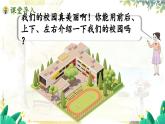 西師2004版數(shù)學(xué)一年級上冊 綜合與實踐經(jīng) 活動三  介紹校園中人和物的位置 PPT課件
