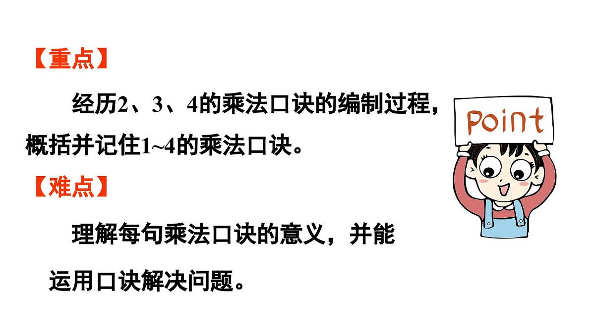 小学数学新人教版二年级上册二2第2课时  2、3、4的乘法口诀教学课件（2025秋）第3页