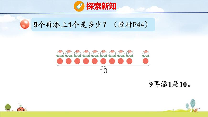 青岛版（2024）一年级数学上册课件 2 走进花果山 第4课时  10的认识和加减法第5页