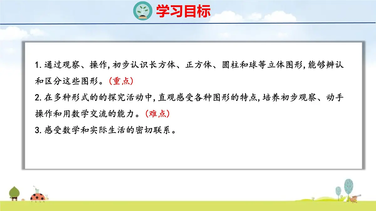 青岛版（2024）一年级数学上册课件 3 创意拼搭 认识立体图形第2页