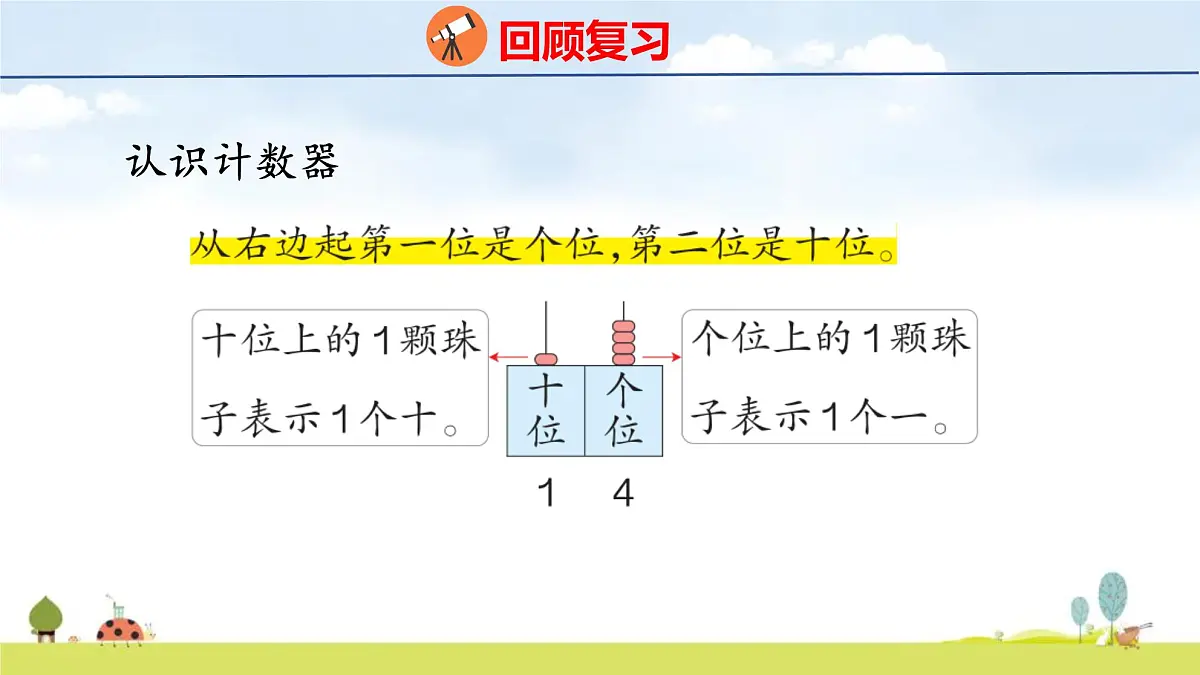 青岛版（2024）一年级数学上册课件 6 总复习 第1课时 20以内数的认识第8页