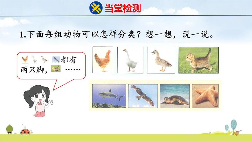 北师大版（2024）一年级数学上册课件 总复习 3 统计与概率第6页