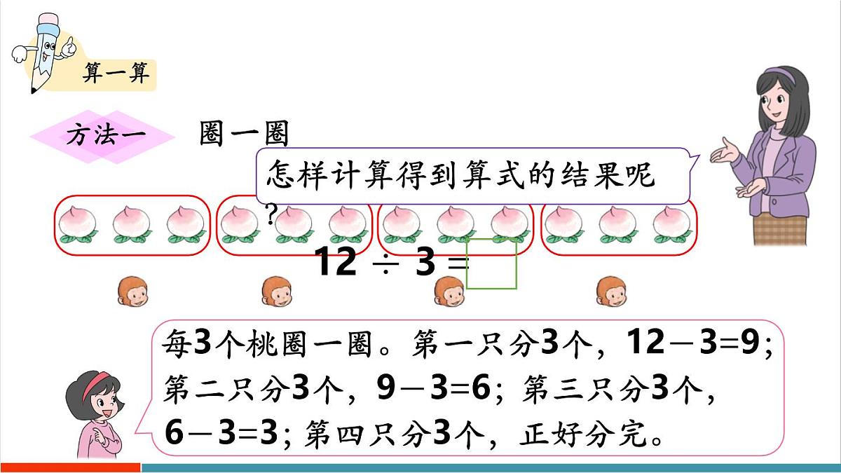3.2.1 用乘法口诀求商（1） 课件第4页