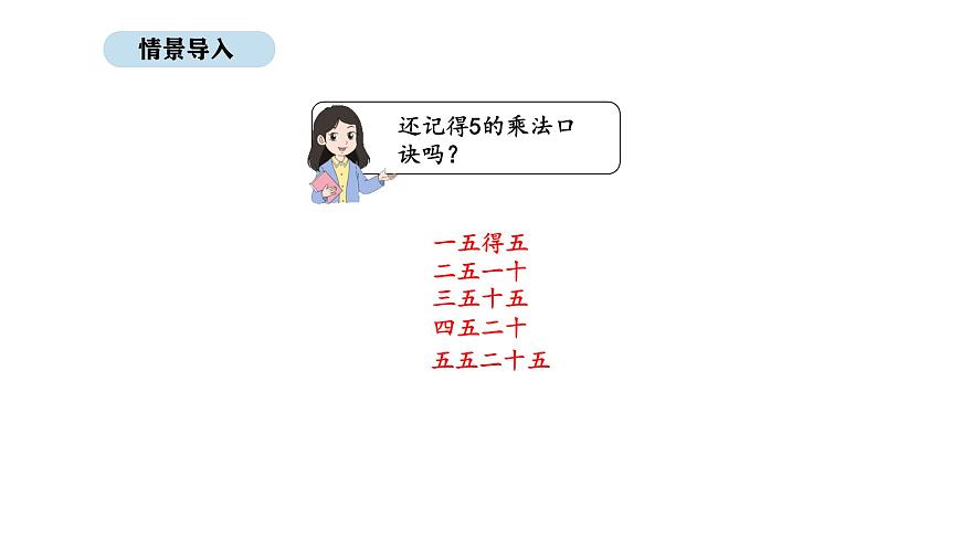 人教版数学二年级上册2.4  2、3、4的乘法口诀（课件）第2页