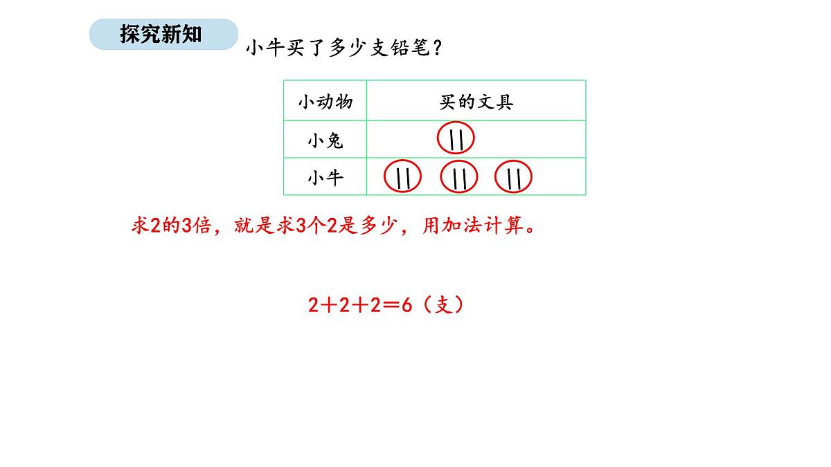 2025-2026学年度北师大版数学二年级上册3.6  快乐的动物 第二课时（课件）第5页