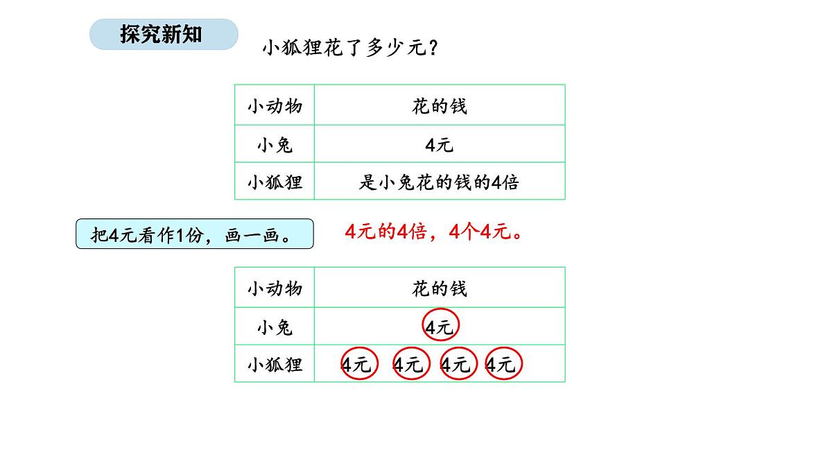 2025-2026学年度北师大版数学二年级上册3.6  快乐的动物 第二课时（课件）第7页