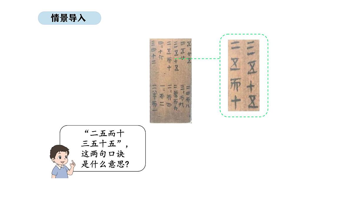 2025-2026学年度北师大版数学二年级上册4.1 文物中的乘法口诀（课件）第3页