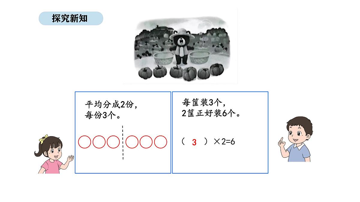 苏教版数学二年级上册2.3  认识除法  第3课时（课件）第4页