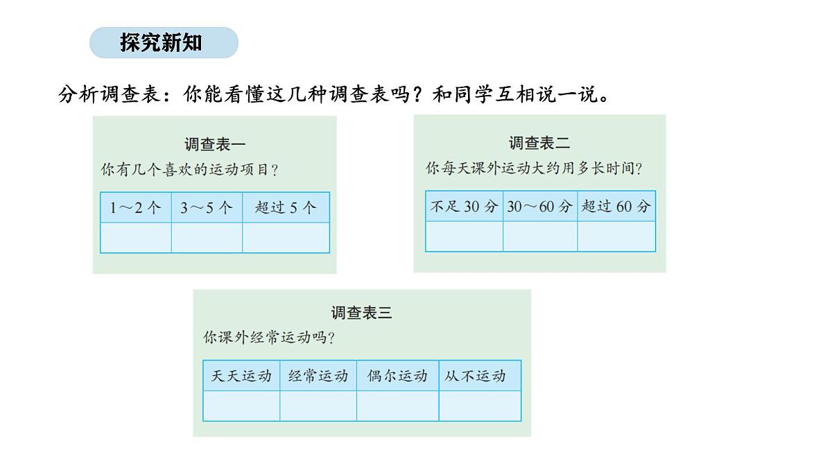 2025-2026学年度苏教版数学三年级上册3.3  数据的收集和整理（3）（课件）第5页